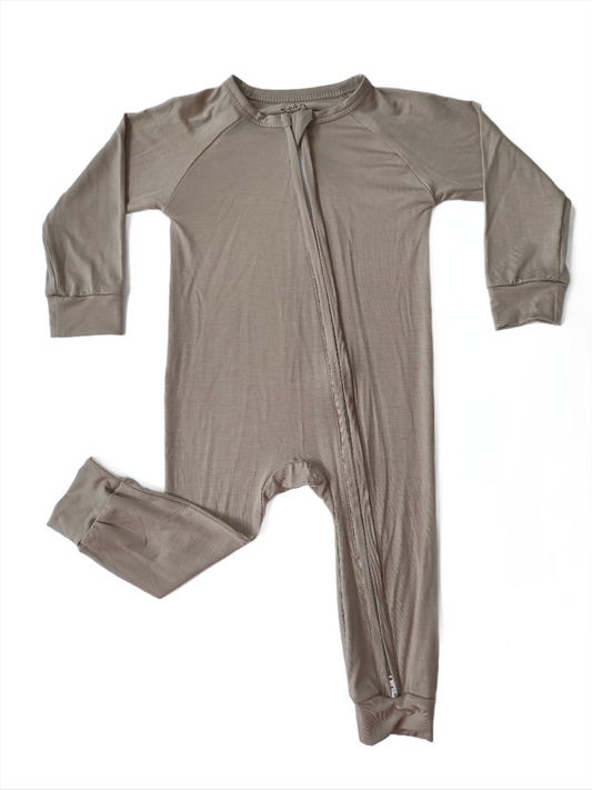 Taupe Double Zipper Sleeper