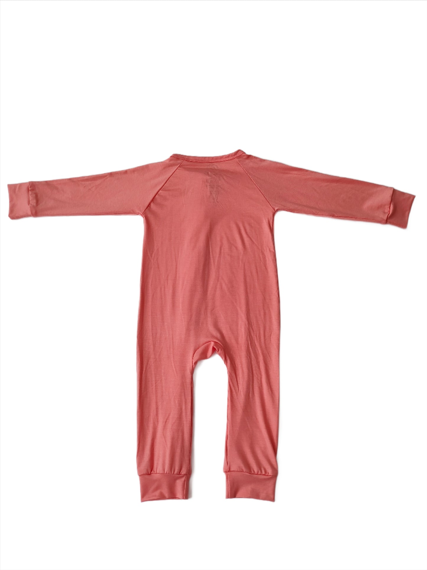 Peach Pink Double Zipper Sleeper