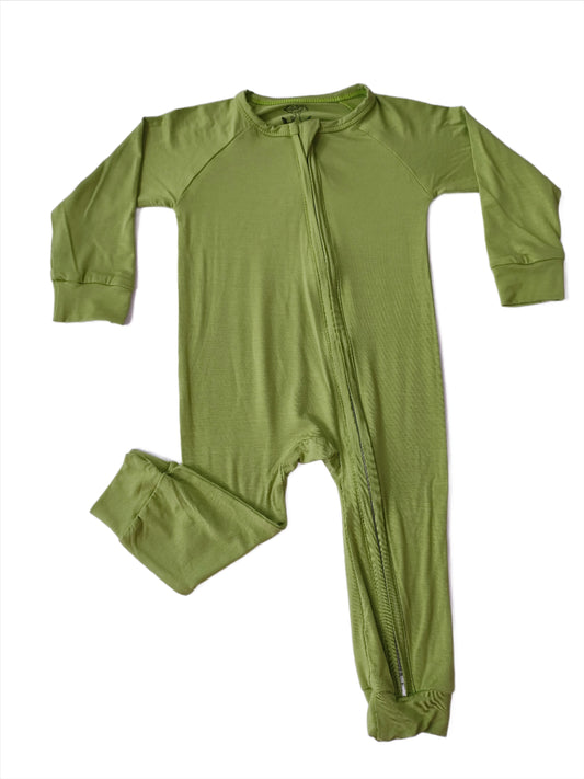 Green Double Zipper Sleeper